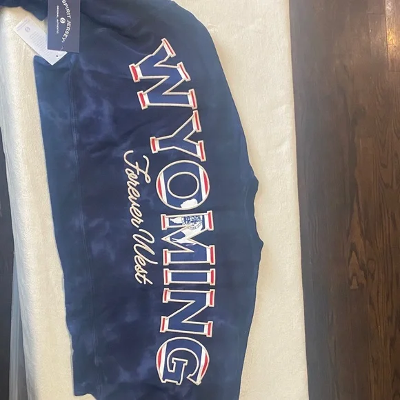 Women's Navy Sweatshirt with Mountain Design - Picture 4 of 4